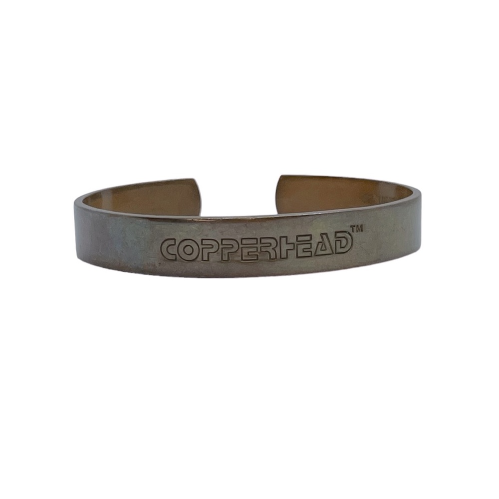 Rare Vintage Copper Cuff Bracelet signed Copperhead